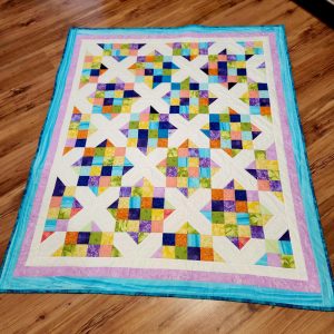 Kisses with Rainbow Squares