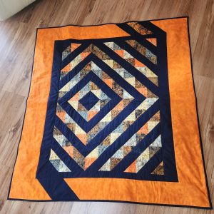 Radiant Orange and Navy